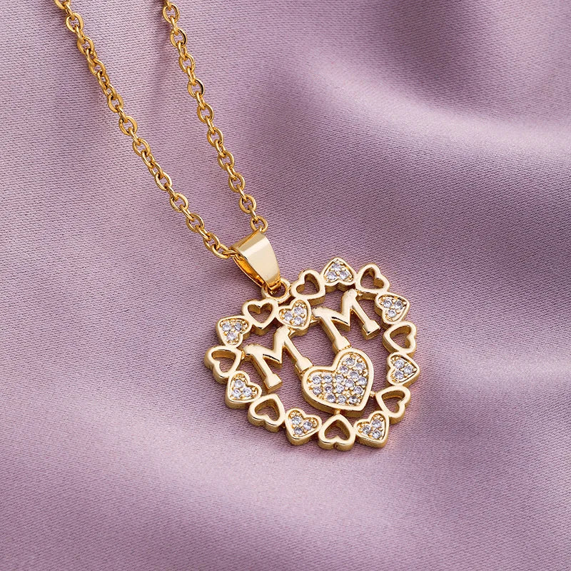 Mother's Day Mama Letter pendant