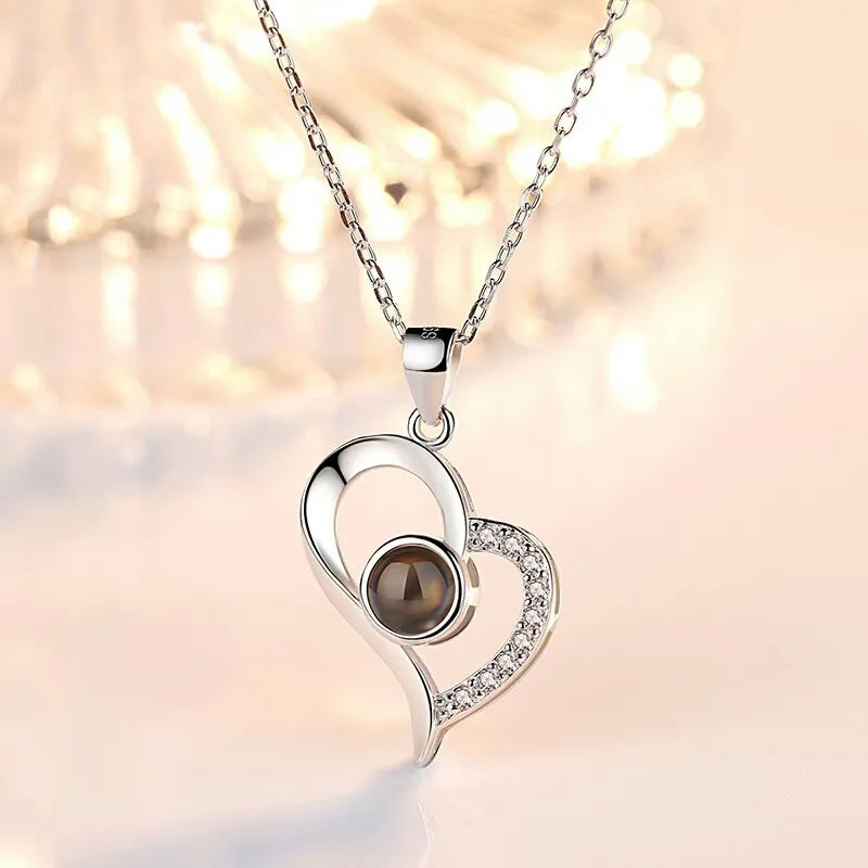 EverMemento Titanium Heart Keepsake Pendant