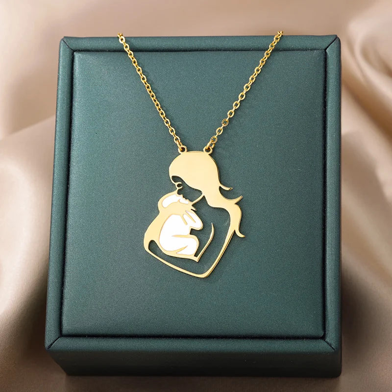 Mother's Day Mama Letter pendant