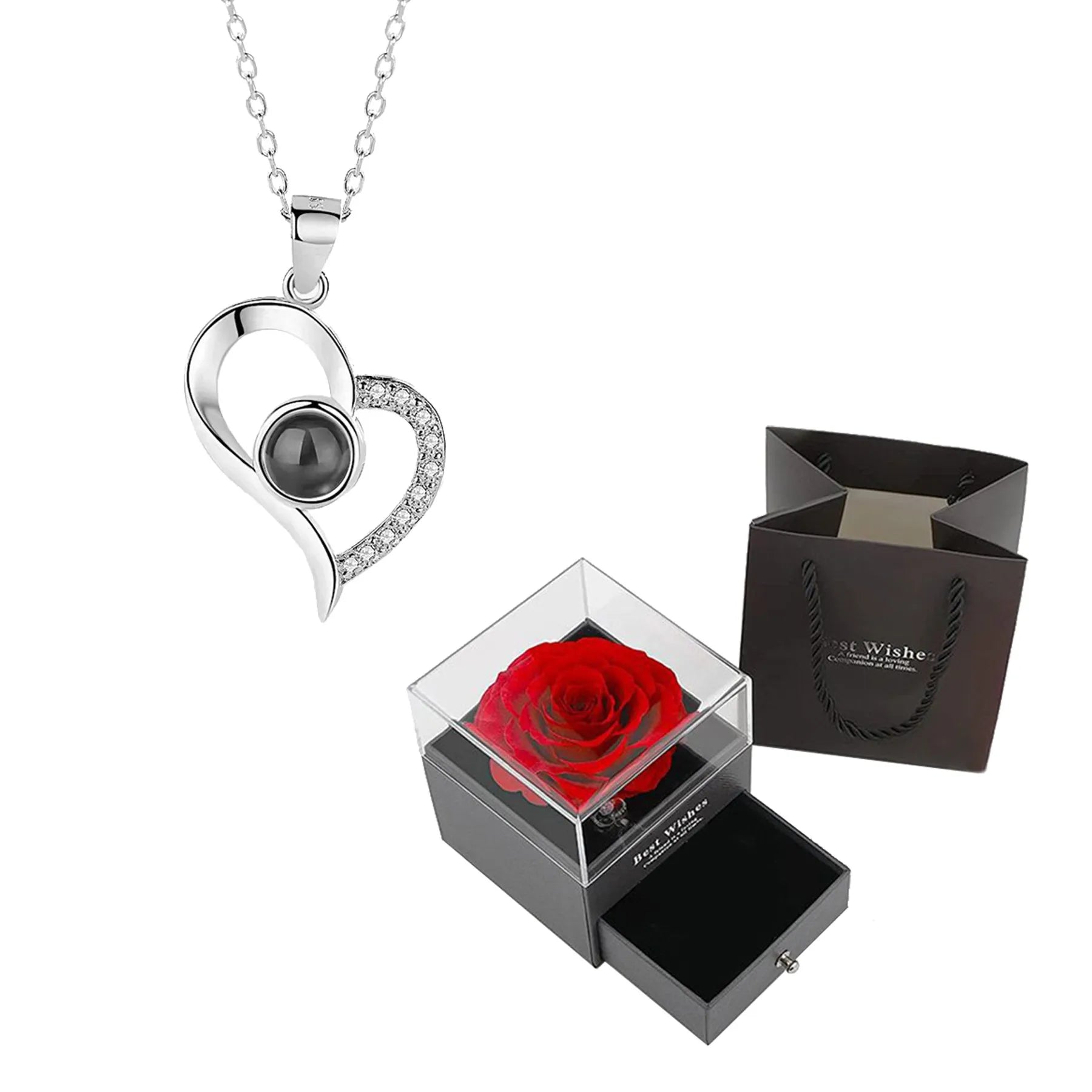EverMemento Titanium Heart Keepsake Pendant