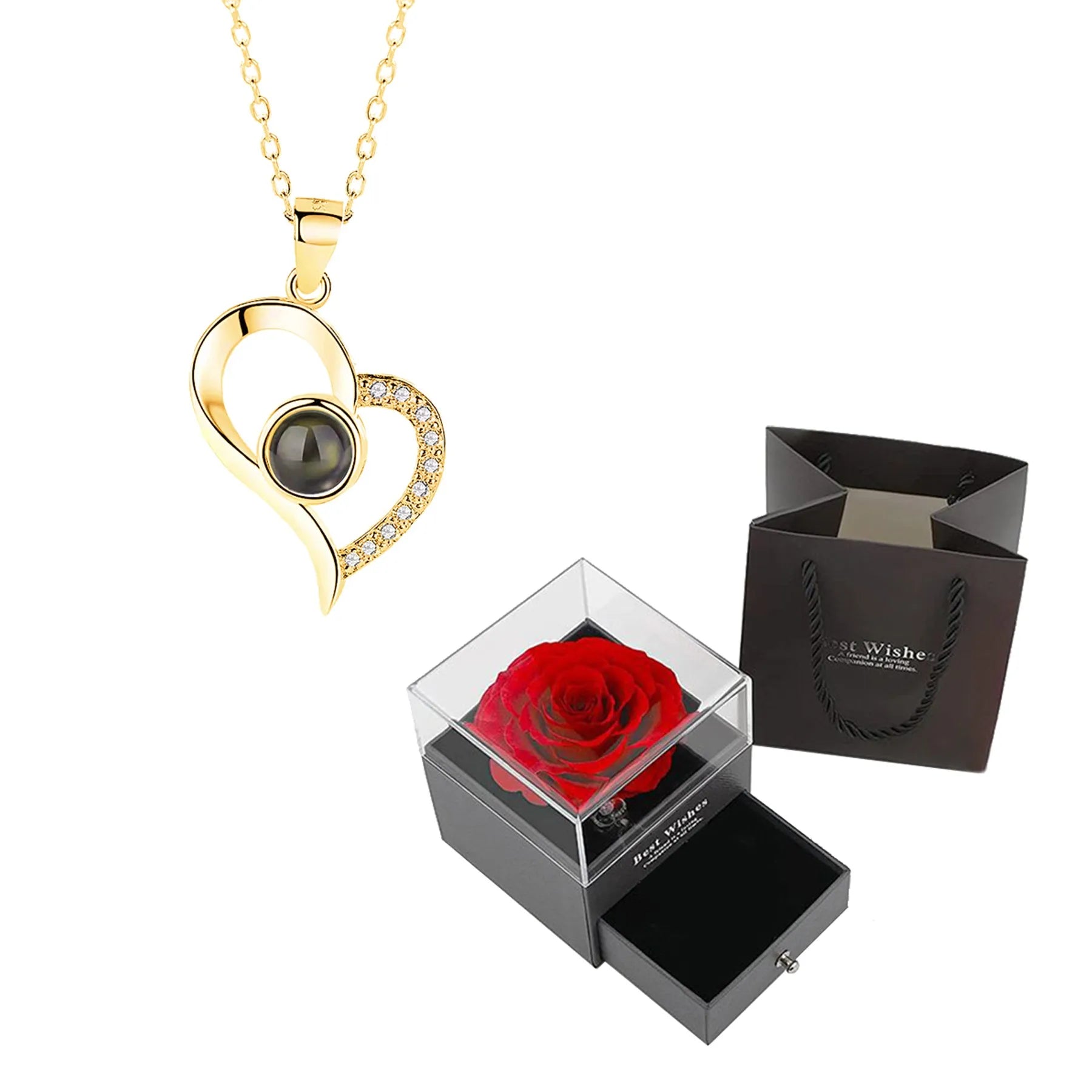 EverMemento Titanium Heart Keepsake Pendant