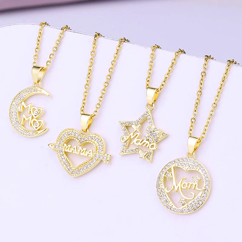 Mother's Day Mama Letter pendant