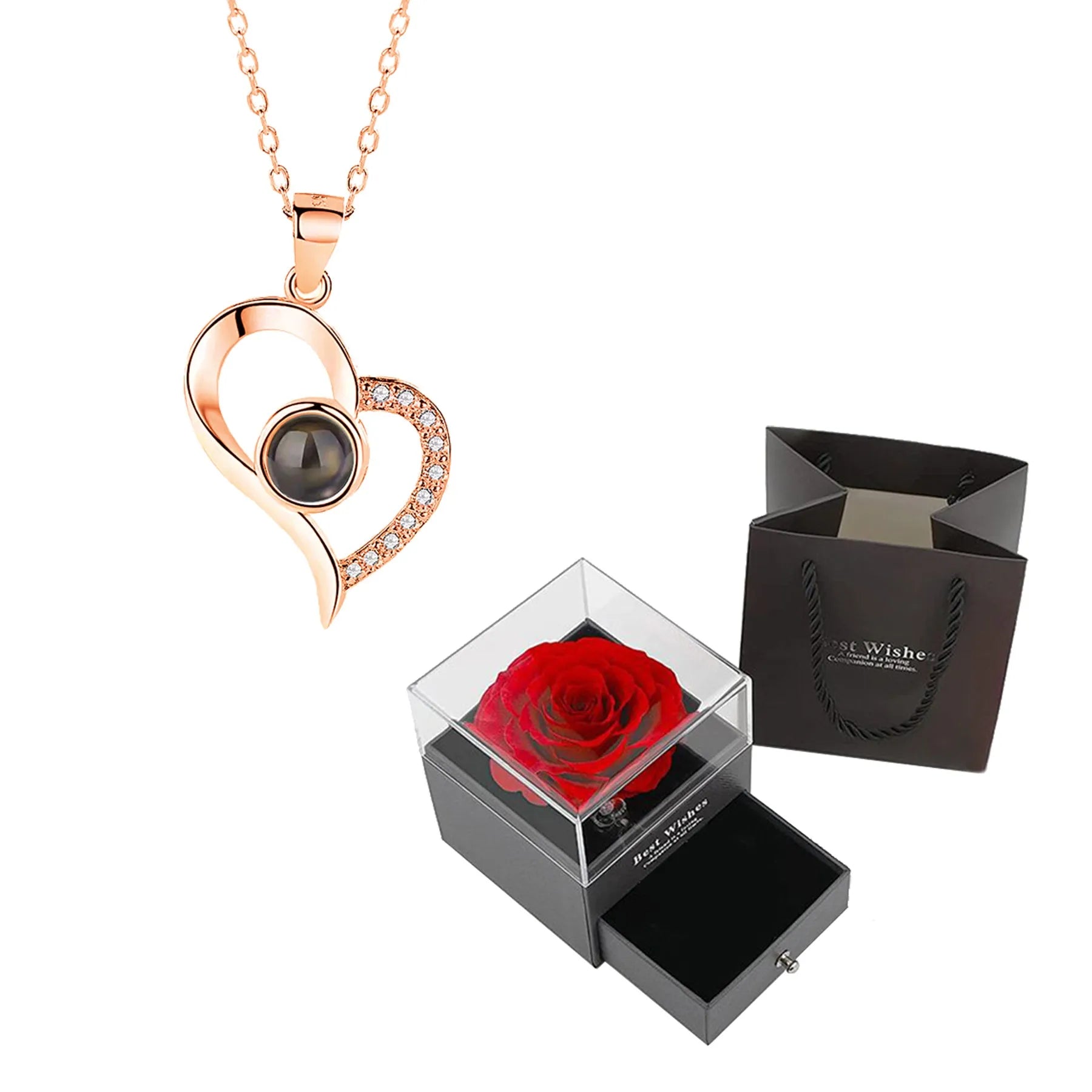 EverMemento Titanium Heart Keepsake Pendant